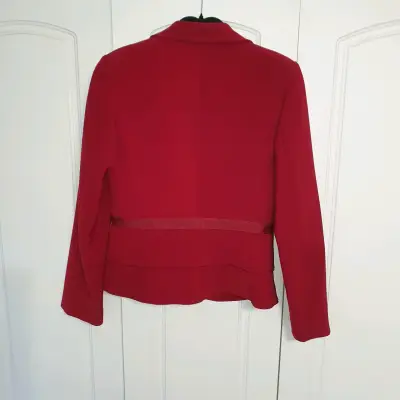 Blazer rojo elegante para mujer - miniatura 1