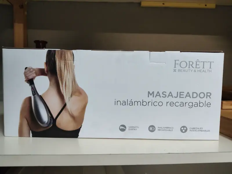 Masajeador inalámbrico recargable Forett - 1