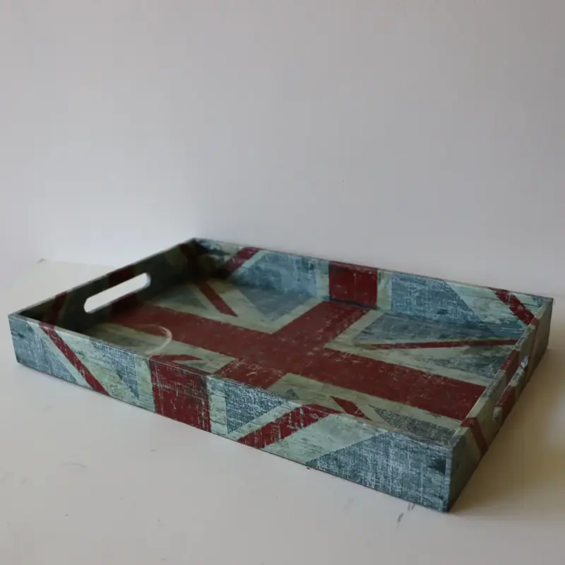 Bandeja decorativa Union Jack vintage - 2