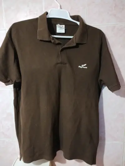 Polera polo marrón  para hombre - miniatura 1