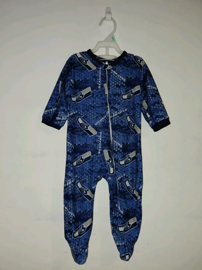 Pijama enterizo infantil azul Seahawks