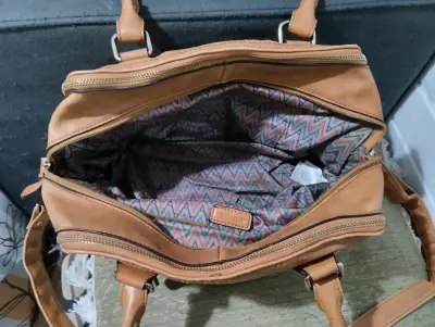 Cartera Amphora beige con diseño floral - miniatura 3