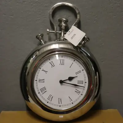 Reloj de pared estilo cronómetro metálico - miniatura 1