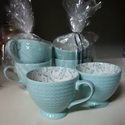 Set de tazas de cerámica, Pfaltzgraff Venice - miniatura 3