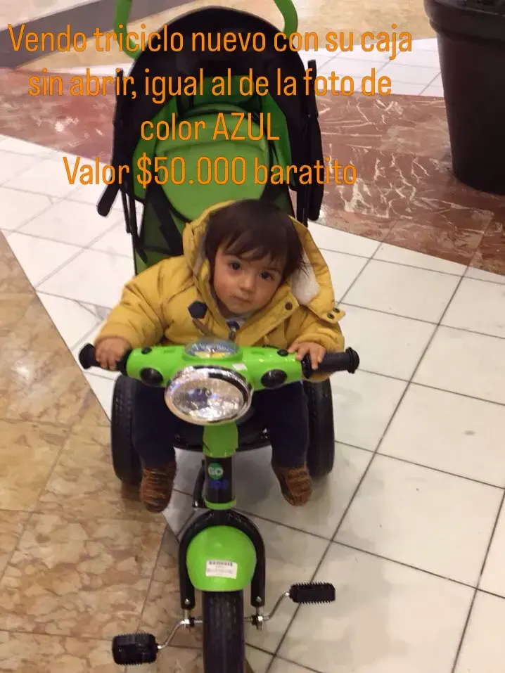 Triciclo infantil nuevo en caja - 1