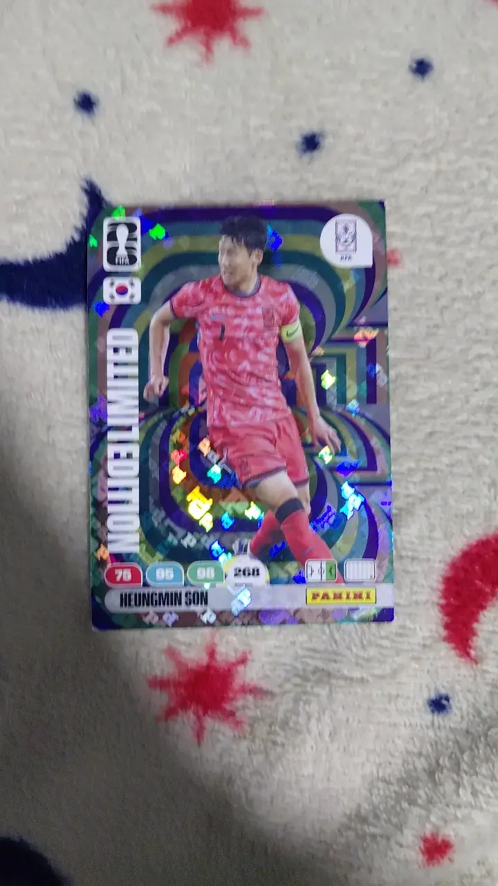 Tarjeta Panini Edición Limitada Heungmin Son - 1