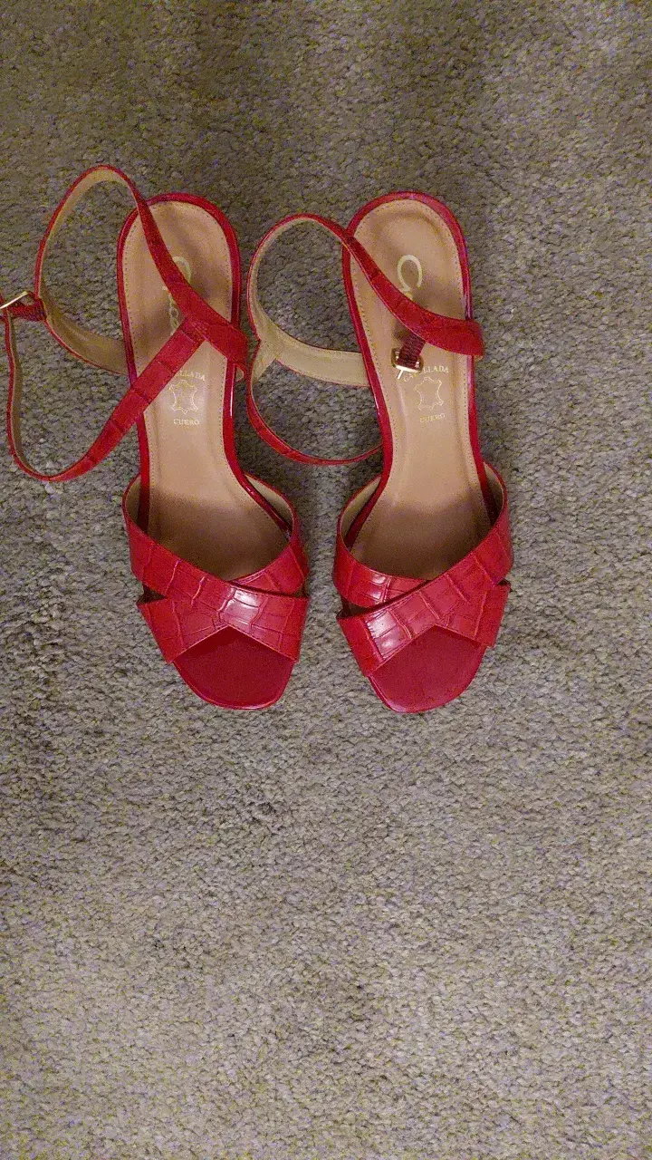Sandalias Gacel rojas de cuero talla 40 - 1