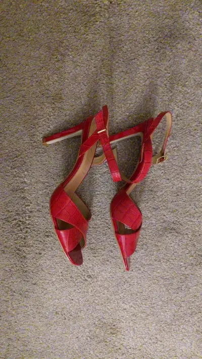 Sandalias  Gacel rojas de cuero talla 40 - miniatura 2