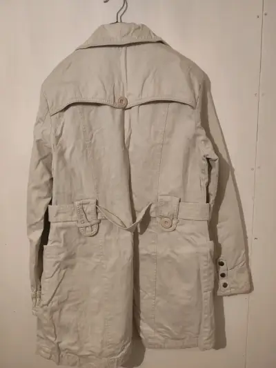 Trench beige talla L - miniatura 2