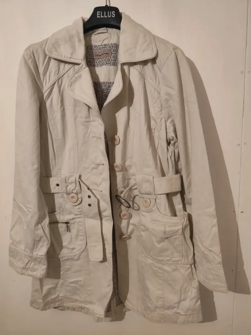 Trench beige talla L - 4