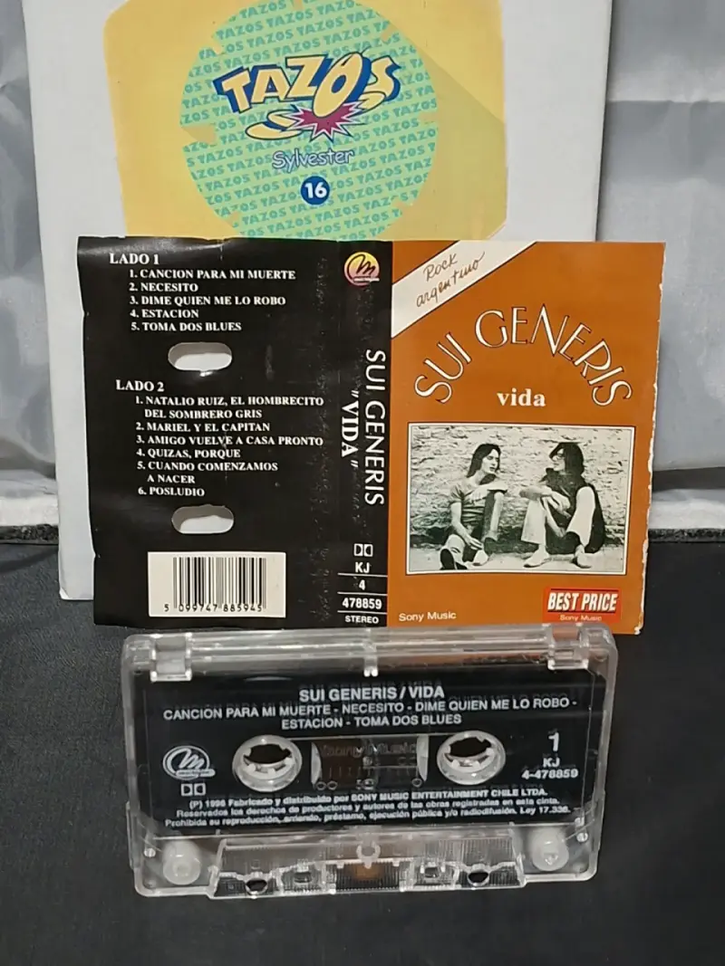 Cassette Sui Generis Vida Rock Argentino - 2