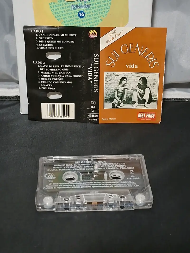 Cassette Sui Generis Vida Rock Argentino - 3