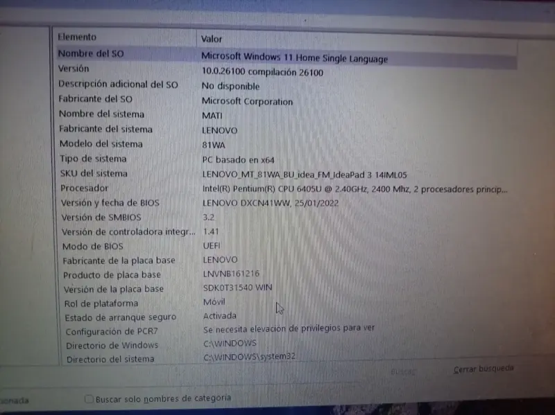 Notebook Lenovo IdeaPad 15 pulgadas - 3
