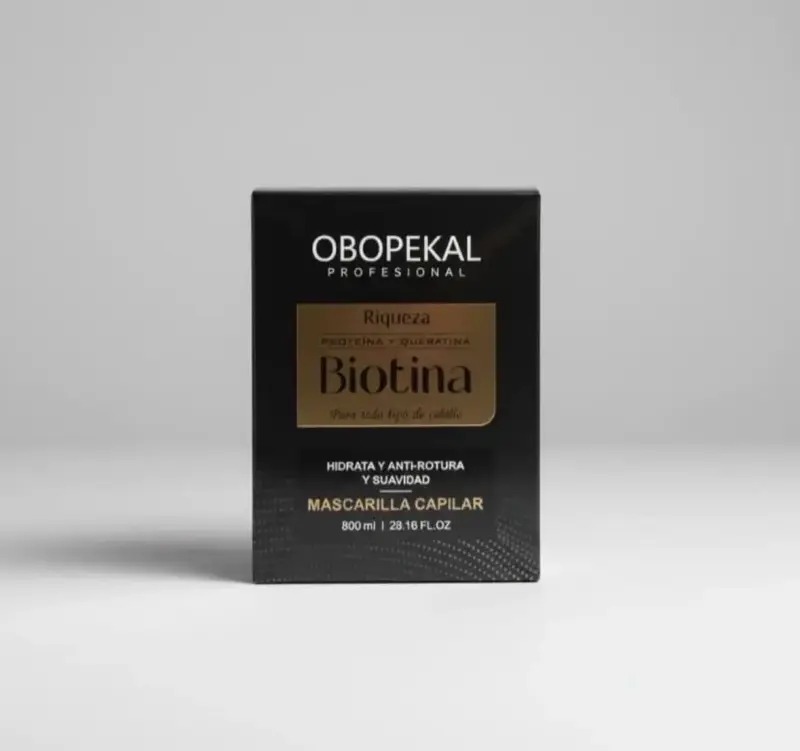 Mascarilla Capilar Obopekal Biotina 800ml
