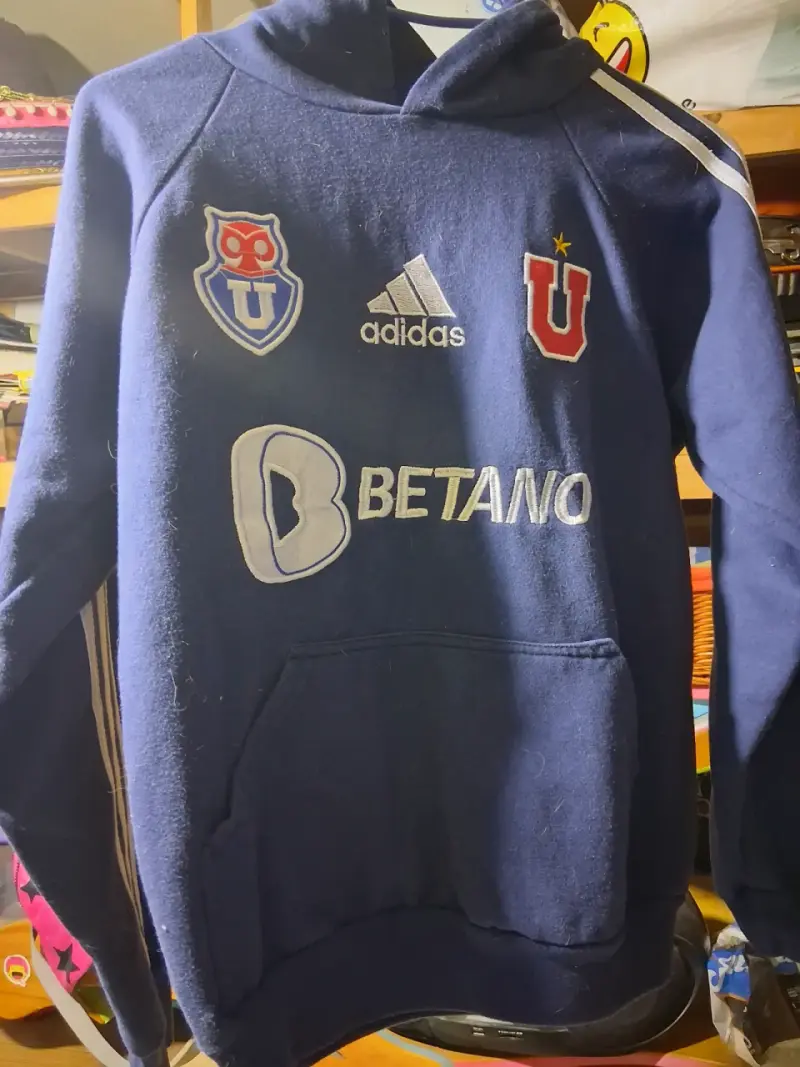 Polerón azul Adidas Universidad de Chile - 1
