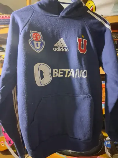 Polerón azul Adidas Universidad de Chile - miniatura 1