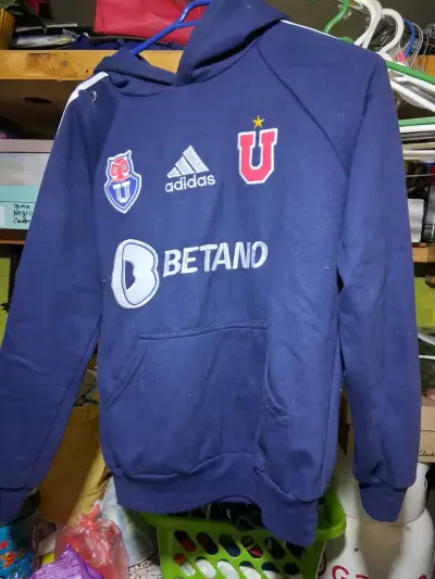 Polerón azul Adidas Universidad de Chile - miniatura 2