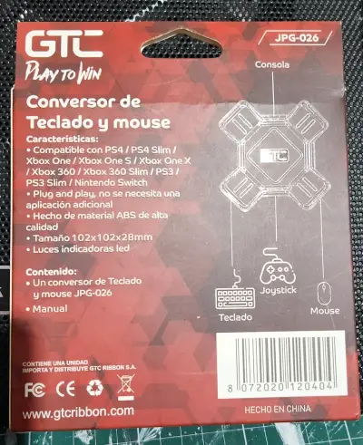 Adaptador de teclado y mouse GTC JPG-026 - miniatura 2
