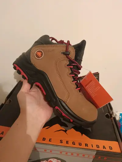 Botas de seguridad Aislante marrón - miniatura 1
