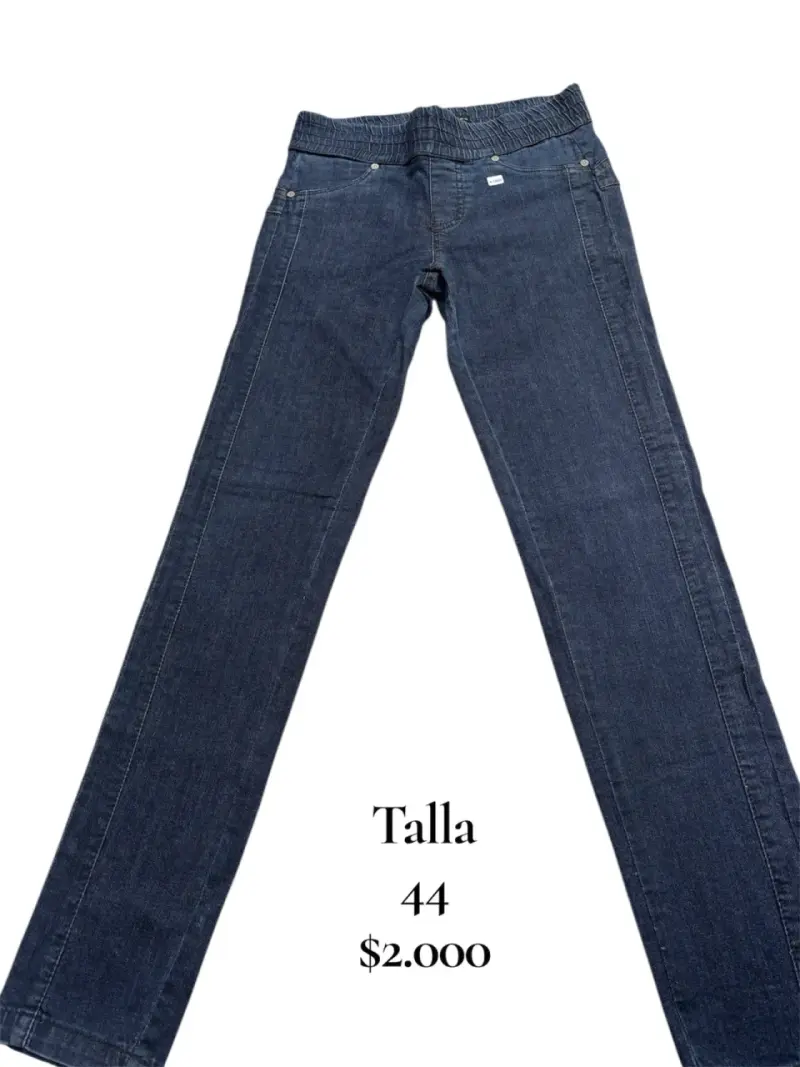 Jeans azul talla 44 para mujer - 2