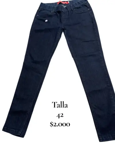 Jeans azul talla 44 para mujer - miniatura 3
