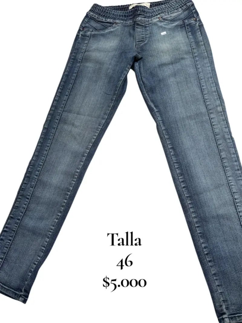 Jeans azul talla 44 para mujer - 4