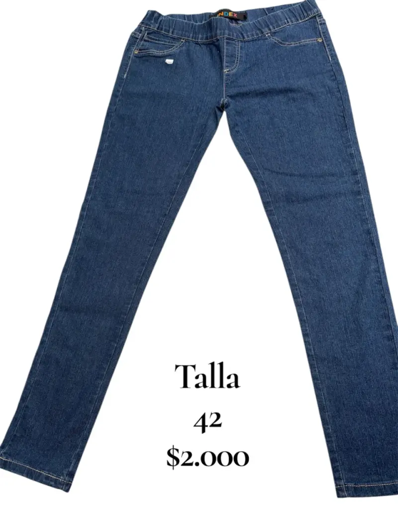 Jeans azul talla 44 para mujer - 5