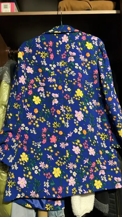 Blazer floral azul mujer Sybilla - miniatura 3