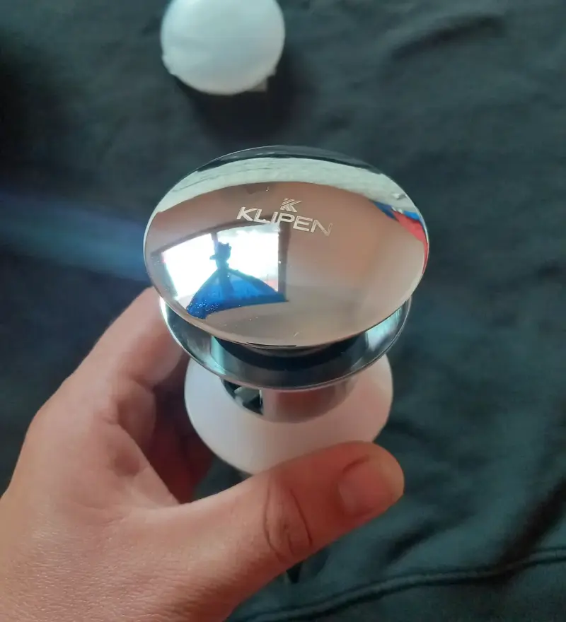 Desagüe pop-up cromado para lavabo - 3