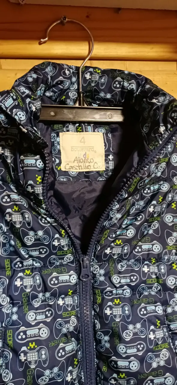 Chaleco infantil estampado de videojuegos - 3