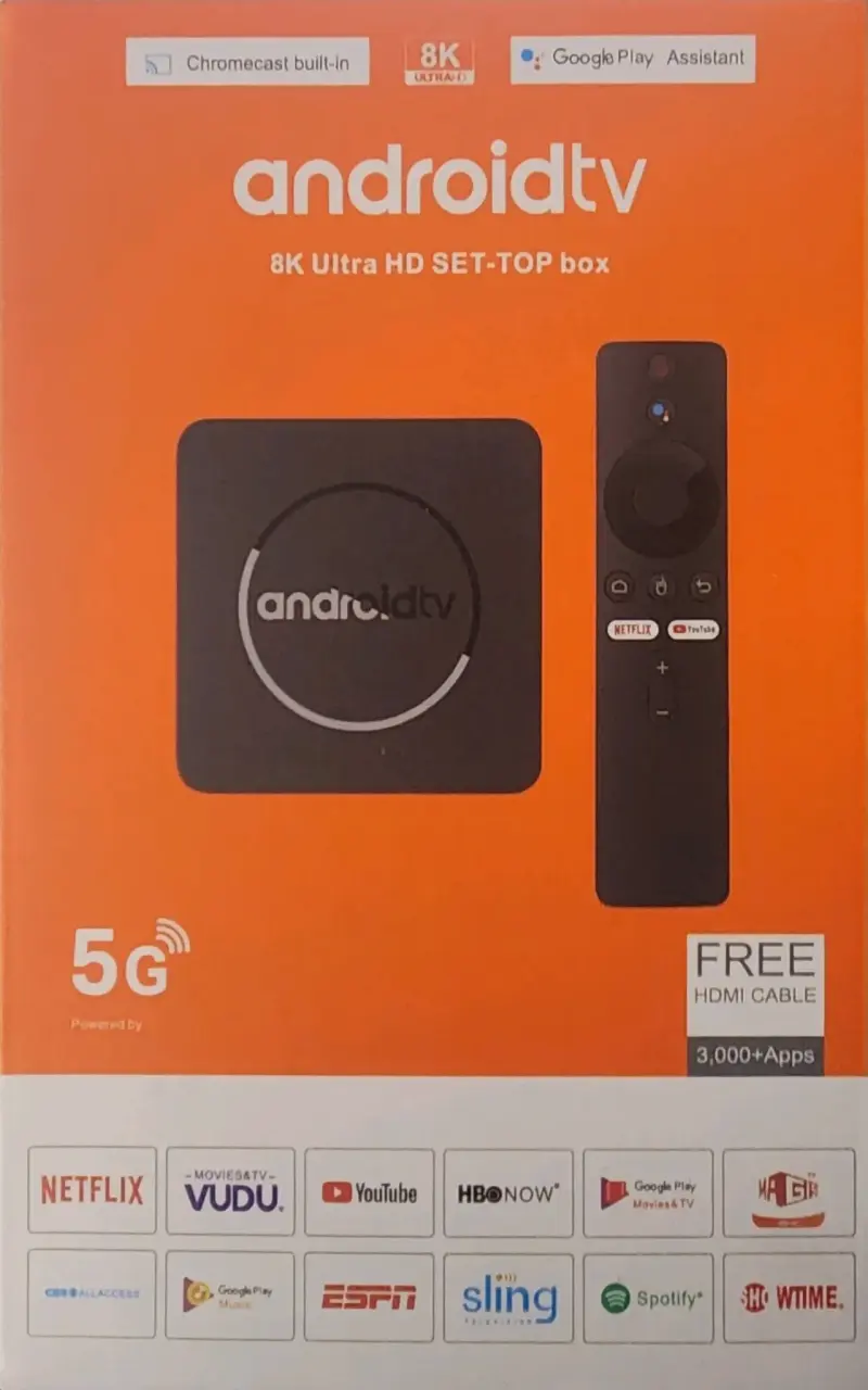 Android TV Box 8K Ultra HD con Chromecast - 1