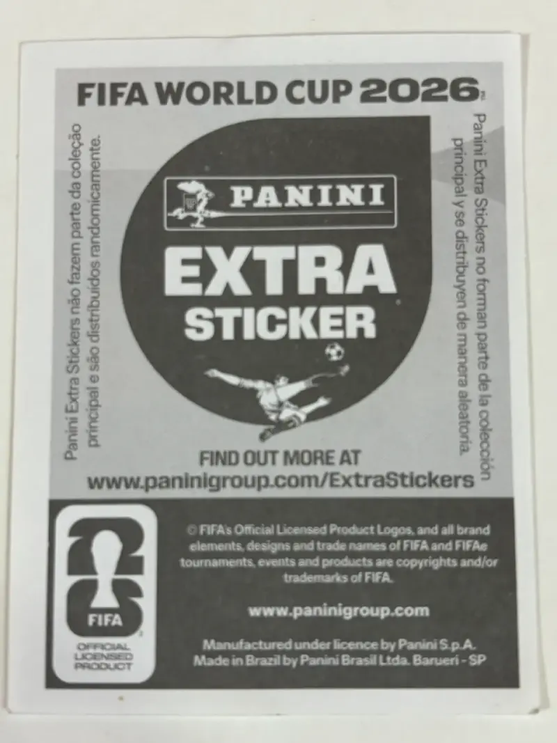 Lámina Panini Lionel Messi gold extra - 2