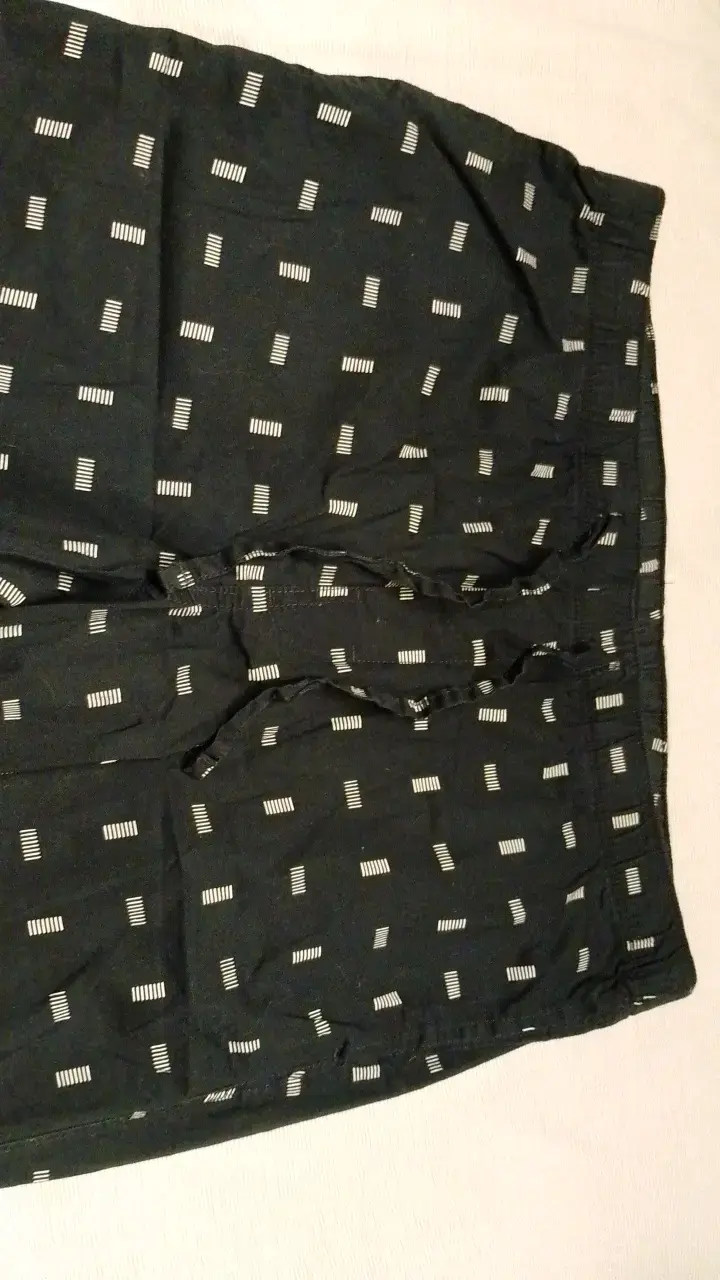 Pantalones de pijama azul marino con diseño - 2