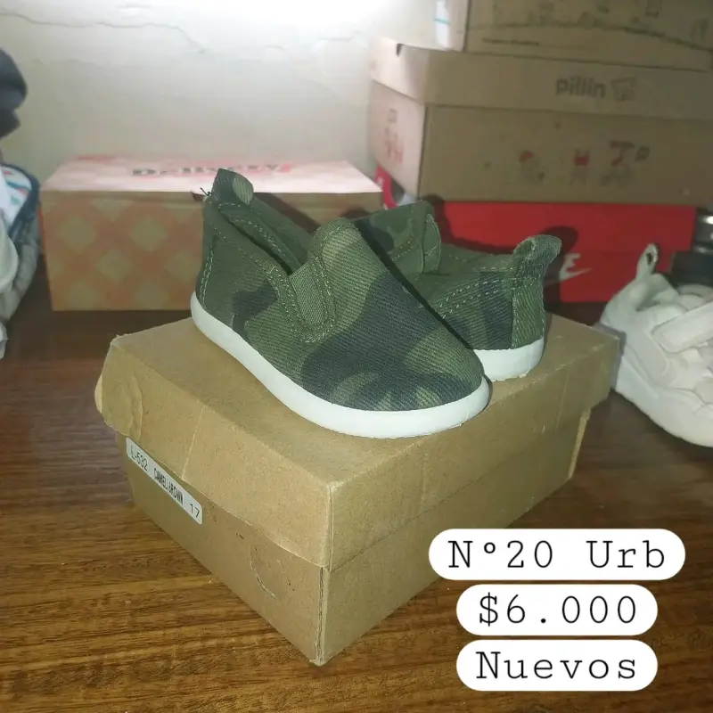 Zapatillas urbanas camufladas para niños