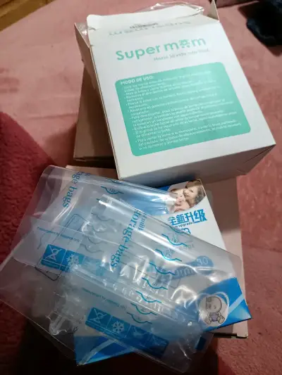 Extractor Super Mom blanco y dorado - miniatura 4
