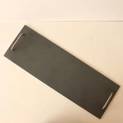 Bandeja de porcelanato con asas de acero inox. - miniatura 2