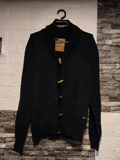 Abrigo azul marino Superdry para hombre - miniatura 4