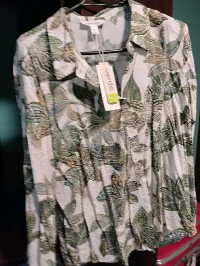 Chaqueta de lana sintética rosada con cierre - miniatura 4