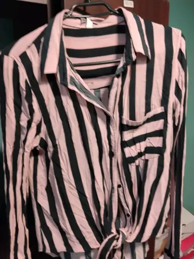 Chaqueta de lana sintética rosada con cierre - miniatura 5
