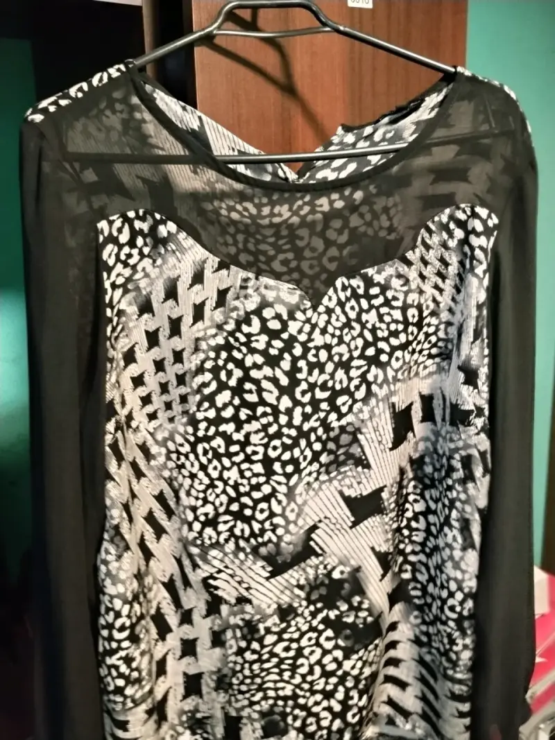 Chaqueta de lana sintética rosada con cierre - 6
