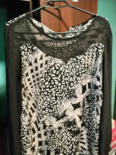 Chaqueta de lana sintética rosada con cierre - miniatura 6
