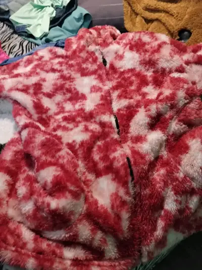Chaqueta de lana polar bicolor - miniatura 4