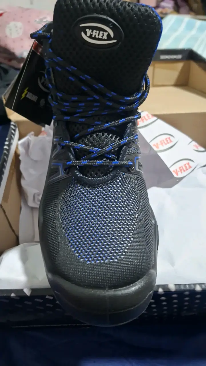 Botas de seguridad V-Flex negras y azules - 3