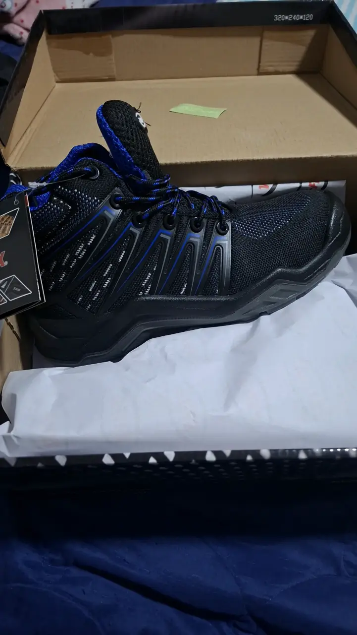 Botas de seguridad V-Flex negras y azules - 4