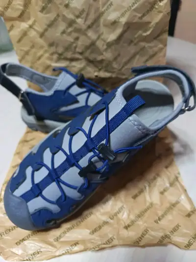Sandalias deportivas  Weinbrenner azul y gris - miniatura 1