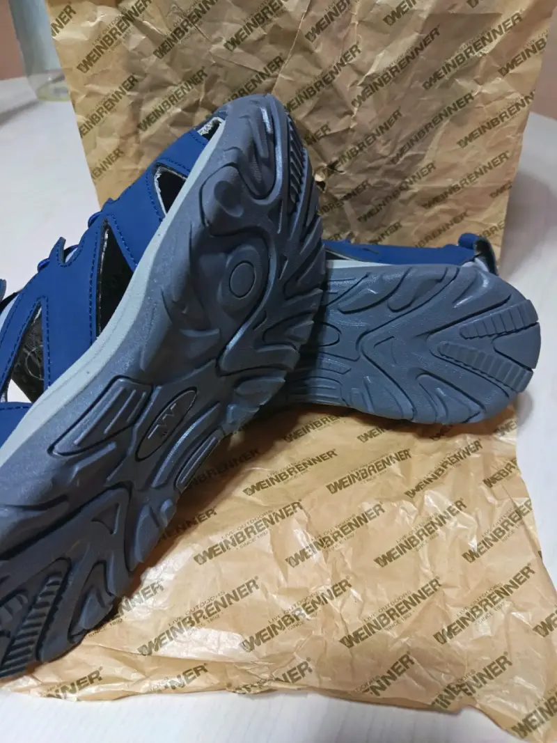 Sandalias deportivas Weinbrenner azul y gris - 2