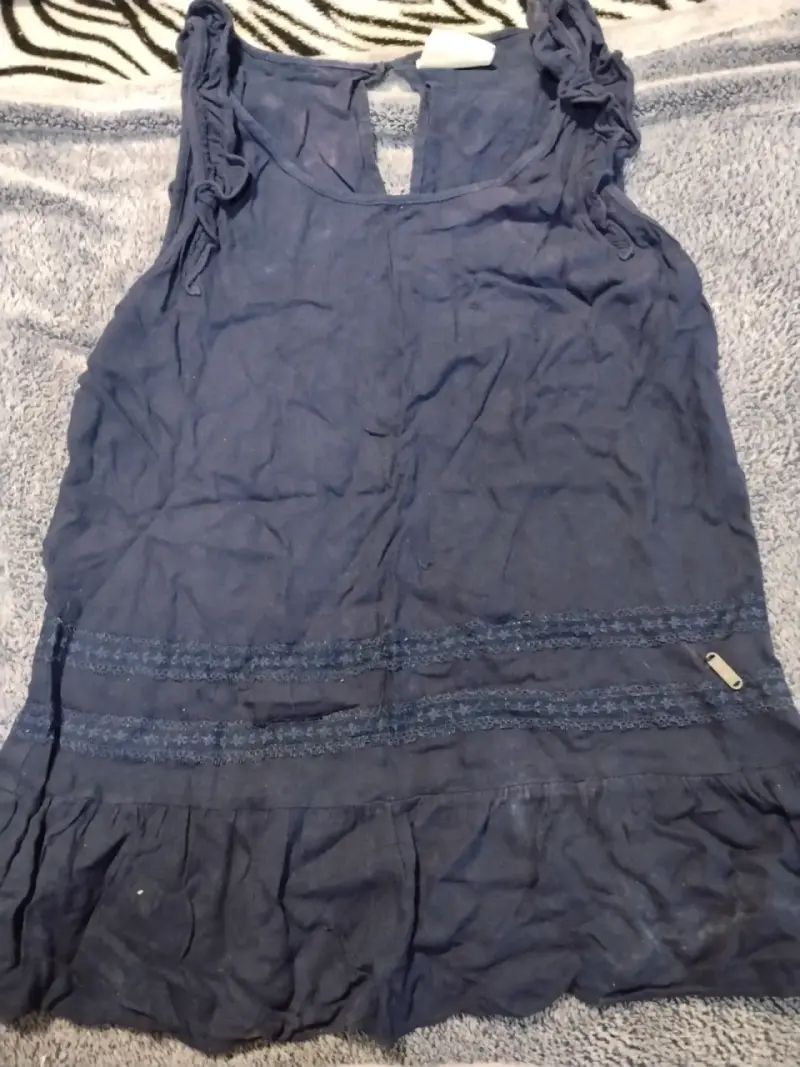 Pantalones deportivos azul oscuro para mujer - 4