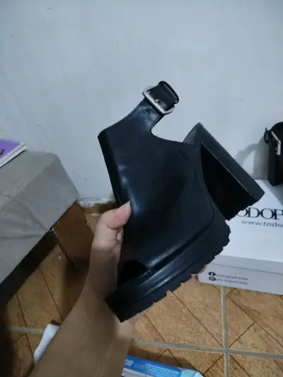 Sandalias de tacón alto negras Todopiel - miniatura 2