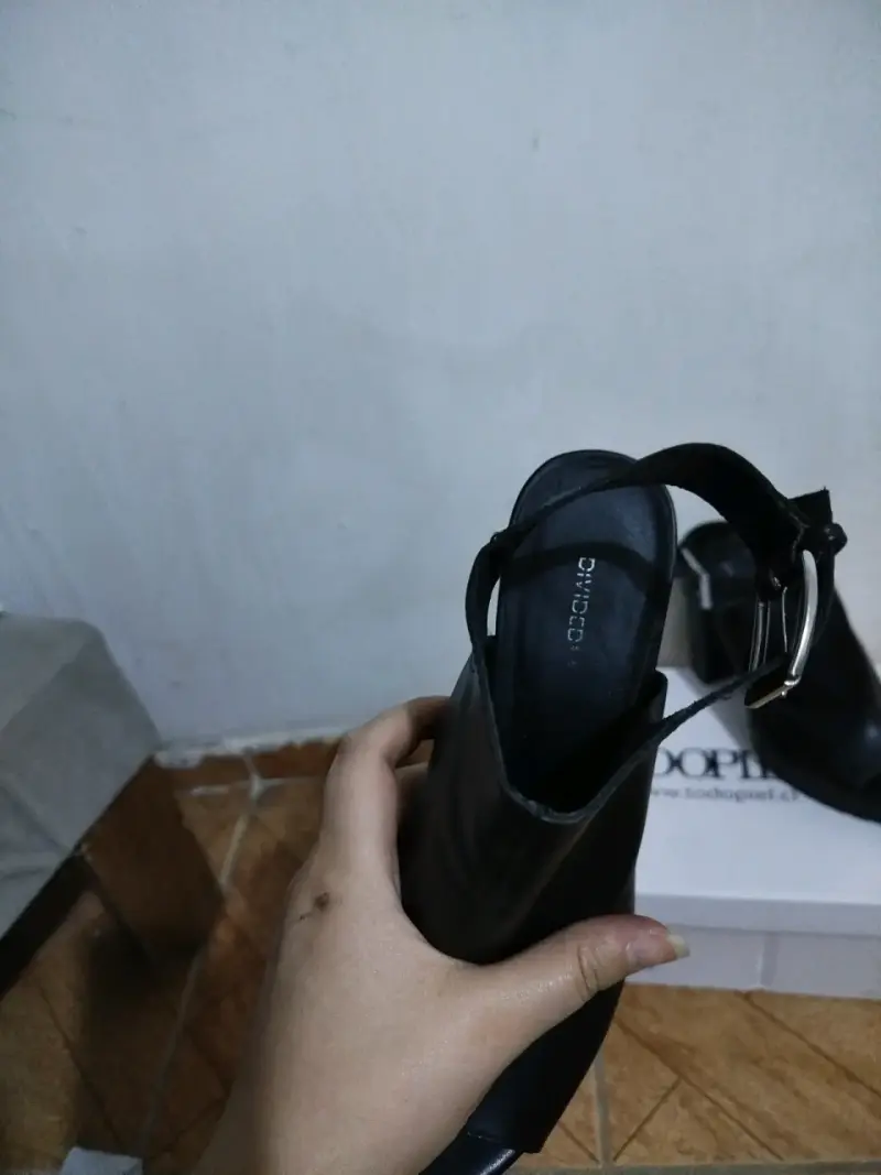 Sandalias de tacón alto negras Todopiel - 3