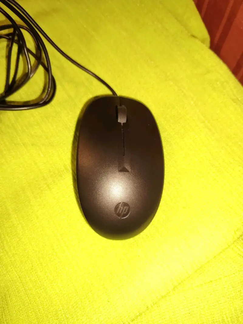 Mouse alámbrico negro USB HP - 2